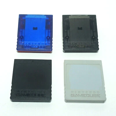 Карта памяти Nintendo Gamecube официальная от оригинального производителя 59 251 блок черная серая - на выбор - Изображение 1 из 4