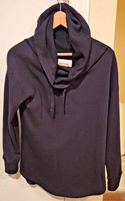 Mossimo Supply Co. Women's Black Pullover Hoodie SP French Terry Pre-owned  - Image 1 of 4