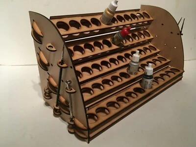 EMPIRES AT WAR 45 pot capacity Citadel hex small painting station rack.