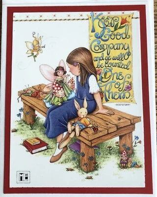 Mary Engelbreit Handmade Greeting Card-Keep Good Company  - Image 1 of 3