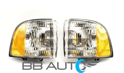 NEW CORNER PARK SIGNAL LIGHTS LENS SET FOR 1994-2002 DODGE RAM 1500 2500 3500 - Image 1 of 3