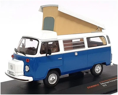 Cámper IXO 1/43 VW Volkswagen T2 Westfalia azul Foto 1 de 4