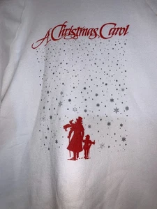 VINTAGE A CHRISTMAS CAROL PULLOVER HERREN XL MADE IN USA - Bild 1 von 7