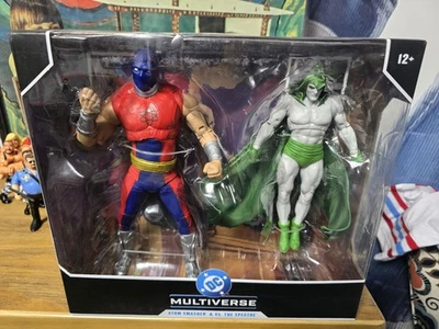 McFarlane DC Multiverse Atom Smasher vs The Spectre 2 Pack JSA: Black Vengeance - Image 1 of 4