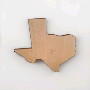 Texas Shaped Laser Etched Flag Serving Cutting Board Aprox.16x16 - Picture 1 of 3