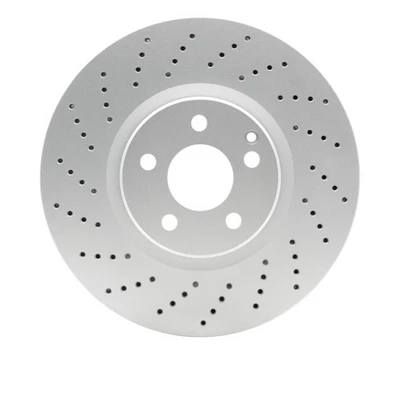 For Mercedes-Benz S600 01-03 GeoSpec Drilled 1-Piece Front Brake Rotor - Image 1 of 2