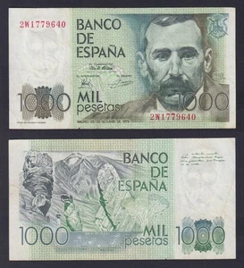 Billet Espagne 1000 Pesetas 1979 P 158 BB / Vfn - Picture 1 of 1