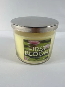 NEW!! Bath & body First Bloom Works 3 Wick Candle. - Picture 1 of 4