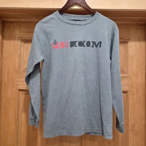 Vintage 90s Volcom Size Large Gray Long Sleeve T-Shirt Surf Skate Y2K Grunge - Bild 1 von 7