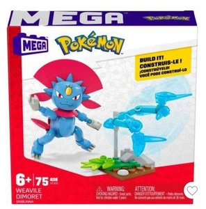 MEGA Pokémon Building Toys Set Weavile Dimoret with 75 Pieces sealed Set# HTJ02 - Picture 1 of 2