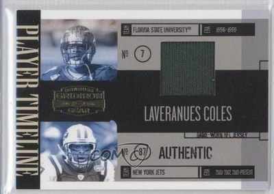 2006 Donruss Gridiron Gear Player Timeline Jerseys /139 Laveranues Coles #PT-3 - Image 1 of 2