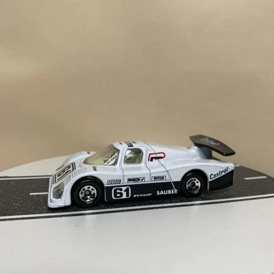1984 Matchbox MB-66 #61 Sauber Group C Racer Castrol BBS Race Car White 1:55 NM - Image 1 of 4