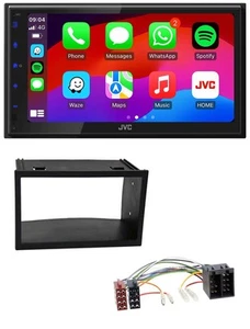 JVC Bluetooth USB MP3 2DIN DAB Autoradio für VW Golf 4 Polo T4 Fox Passat ISO - Bild 1 von 9