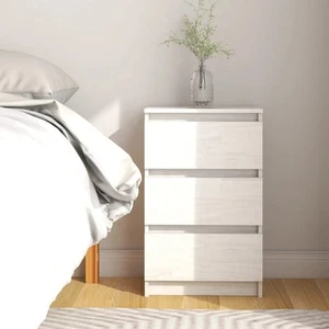 Mesitas de noche 1/2 uds madera maciza pino Multicolor 40x29,5x64 cm vidaXL - Imagen 1 de 28