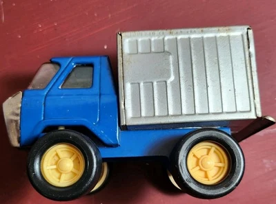 Unbranded Tonka Blue Cargo Truck Unknown Japan Pressed Steel Toy - Image 1 of 4