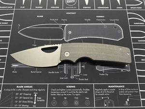 OZ Machine Co - Roosevelt XL / Dark Stonewashed Zig Zag Scales / 20CV Blade - Picture 1 of 8
