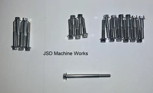 04-05 Honda TRX450R Lightweight Aluminum Clutch Race Spec Right Case Cover Bolts - Foto 1 di 1