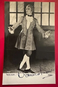 DE COLECCIÓN BALLET AÑOS 50 RARA FOTOGRAFÍA POSTAL FIRMADA AUTÓGRAFO DAVID BLAIR - Imagen 1 de 3