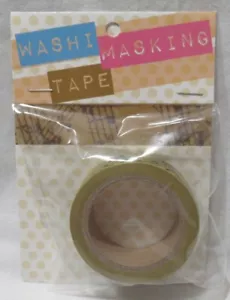 Darice Washi Crafting Masking Tape Acid Free MUSIC STAMP .625 X 26.25 FT 1 piece - Picture 1 of 3