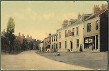 The Blue Bell Hotel, Front Street Lanchester, County Durham. Postcard c1905.
