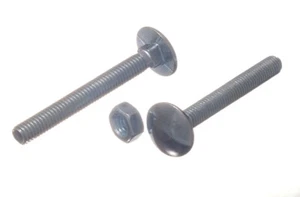 Neu 10 x Cup Vierkant Rundkopf Reisebus Sicherheit Wagen Schraube + Muttern M8 160 mm - O - Bild 1 von 1