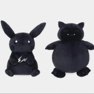 Thunderbolt PROJECT Fragment Pokemon Pikachu & Snorlax Plush Toy Size L Set Rare - Picture 1 of 9