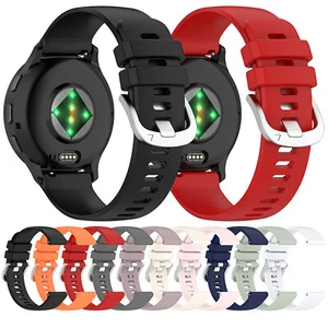 Waterproof Watch Glossy Silicone Strap for Garmin Watch Series - Picture 1 of 23