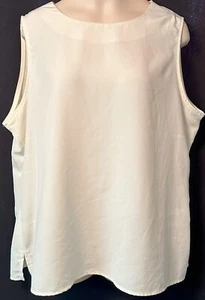 Notations Clothing Co. Top serbatoio avorio taglia grande - Foto 1 di 3