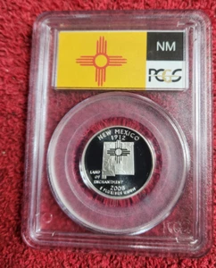 2008 s silver proof New Mexico statehood quarter PCGS PR69 DCAM (flag label) - Picture 1 of 2