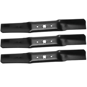 Three (3) 54-Inch Mower Blades Fit for Cub Cadet Fabricated Deck RZT 742-05056A - Picture 1 of 11