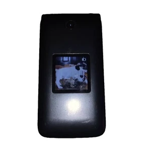 Alcatel | My Flip | Model: A405DL | Black TracFone 4G GSM Cell Phone (Untested) - Afbeelding 1 van 5
