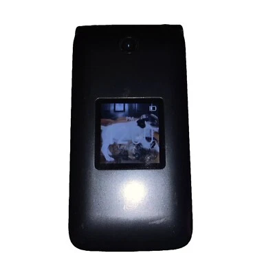 Alcatel | My Flip | Model: A405DL | Black TracFone 4G GSM Cell Phone  (Untested) - Image 1 of 4