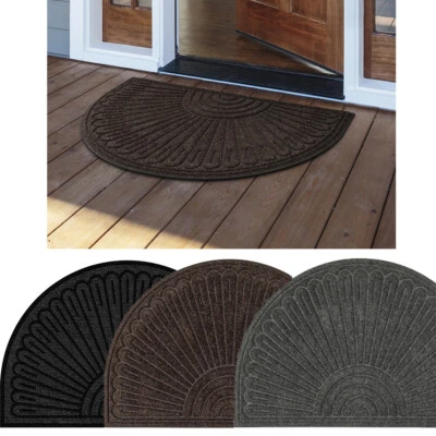 Türmatte Fußmatte Halbrund 60 x 90 cm Extra Dick und Stark 3 Farben TOP  - Bild 1 von 3