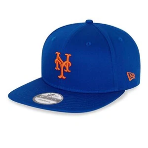 Gorra de ala plana New Era MLB 9Fifty Snapback para hombre ~ azul de los New York Mets - Imagen 1 de 3