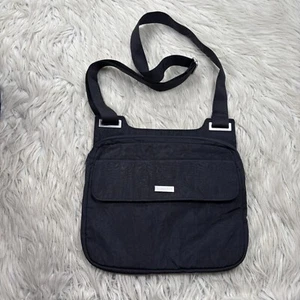 Baggallini Black Nylon Hailey Crossbody Bag Slim Travel - Picture 1 of 6