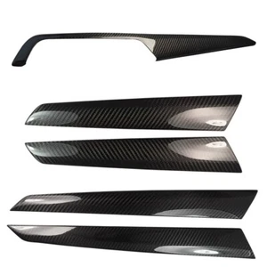 MOS Carbon Fiber Dashboard and Door Trim Covers Set For Mercedes-Benz W204 - Picture 1 of 11