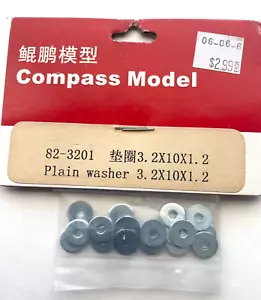 82-3201 3.2x10x1.2 Washer RC Helicopter Knight 50 New In Package - Picture 1 of 2