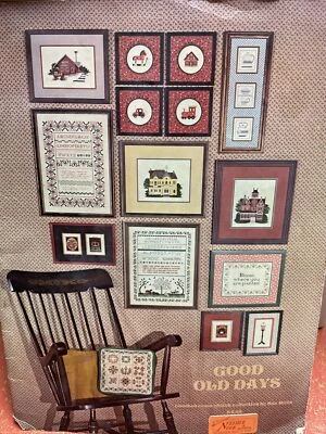 Good Old Days Sampler Train House Sue Hillis Designs Counted Cross Stitch - Image 1 of 3