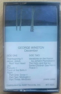December by George Winston Cassette 2002 Windham Hill Christmas New Age Holiday - Picture 1 of 10