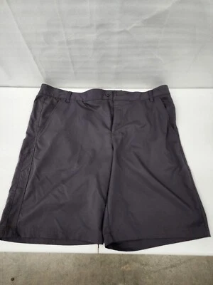 FILA Sport Golf 男式纯色平前灰色短裤 40 码 — 第 1/4 张图片