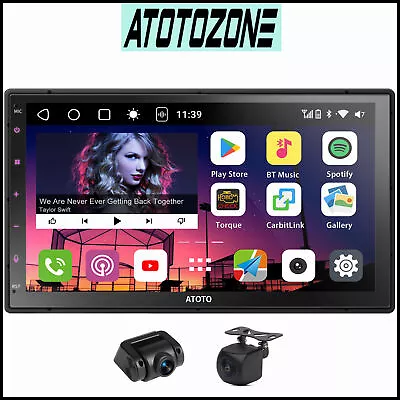 ATOTO S8 MS 7 Zoll Android Autoradio GPS NAVI 4G LTE ChatGPT AI Bluetooth w/Kam - Bild 1 von 4