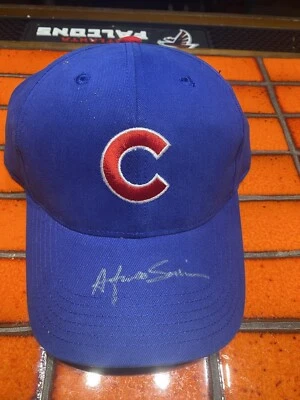 ALFONSO SORIANO SIGNED HAT CUBS - Image 1 of 4