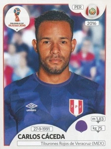 235 CARLOS CACEDA PERU HAIE VERACRUZ STICKER WM RUSSLAND 2018 PANINI - Bild 1 von 1