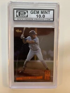 DEREK JETER 1994 CLASSIC CREAM OF THE CROP PGC 10 - Gem Mint - Picture 1 of 2