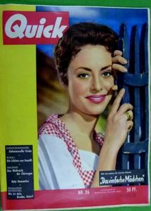 QUICK...Zeitschrift...nr.26 vom 29.6.1957...Caterina Valente - Bild 1 von 1