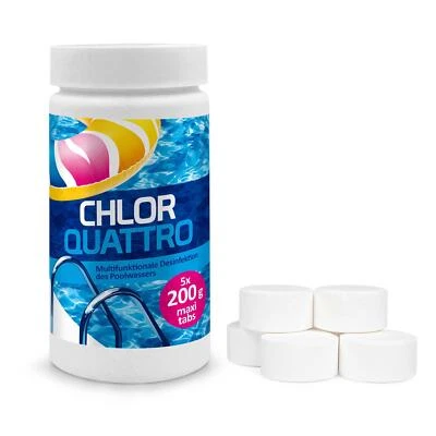 Chlortabletten Maxi für Pool 1 kg langsam löslich Tabs Pflege Schwimmb - Bild 1 von 2