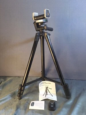 TR50 BLACK PROFESSIONAL TRIPOD FOR CAMARA AND CELLPHONE WITH CASE - Image 1 of 4