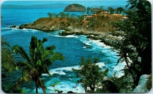 PLAYA MISMALOYA "Arcos" Puerto Vallarta, MÉXICO vista de pájaro - Postal - Imagen 1 de 2