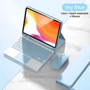 Touchpad Keyboard Case Cover For iPad 5/6/7/8/9th Gen Air 10.9" 5 4 3 2 Pro 11" - Picture 1 of 31