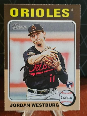 2024 Topps Heritage - Rookies Jordan Westburg #229 (RC) - Image 1 of 2